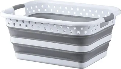 Image de Panier à linge pliable 24 litres, Taille:Lot de 2 24 L
