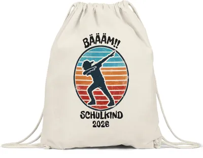 Produktbild von Bääm! Schulkind 2026 Turnbeutel Einschulung Geschenk Schulanfang Schule