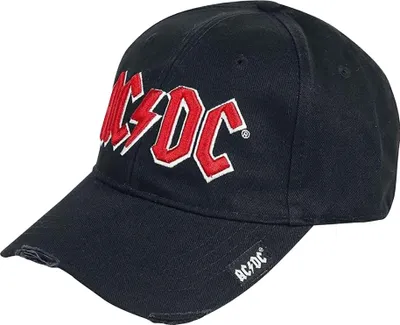 Produktbild von AC/DC - Kappe PH4778 (Einheitsgröße) (Grau/Rot)