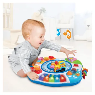 Image de WINFUN table d'activités Train de lettres et piano (Fr)