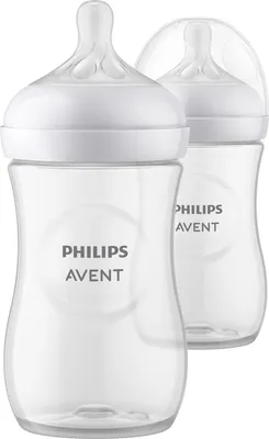 Productafbeelding van Avent Zuigfles Natural 3.0 Duo 260 Ml (2 stuks)