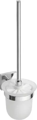 Produktbild von Sapho X-SQUARE Hänge-WC-Bürste, Milchglas, Chrom