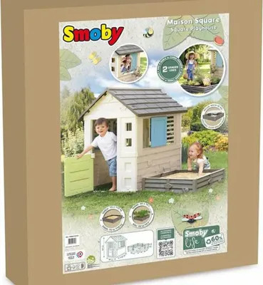 Image de Smoby Life Maison de jeu Square avec bac à sable