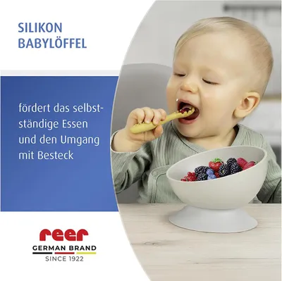 Produktbild von Reer 3er Pack Silikon Babylöffel Little Yummie