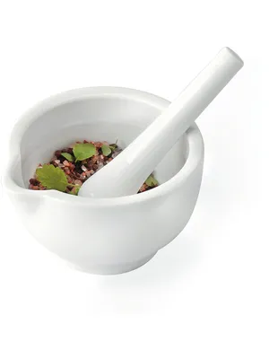 Obrázek produktu pro Hmoždíř - bílý - porcelán - Ø 13 cm