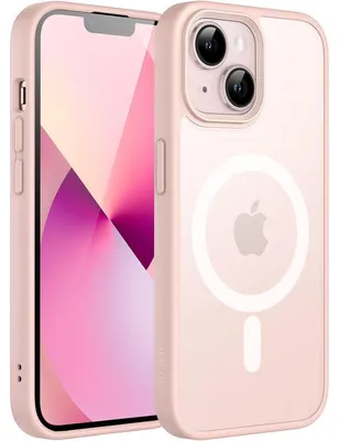 Produktbild von Schutzhülle für iPhone 13 6,1 Zoll MagSafe Kompatibel Kalkrosa Matt Dünn Stoßfest
