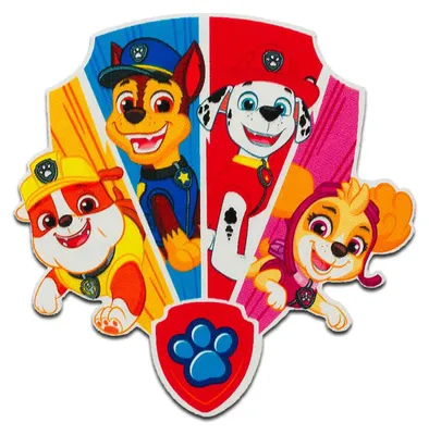 Obrázok produktu pre Mono-Quick Paw Patrol Team - nášivka, nažehľovacia nášivka, nášivka, nášivky, na nažehlenie, veľkosť: 7,2 x 7,2 cm