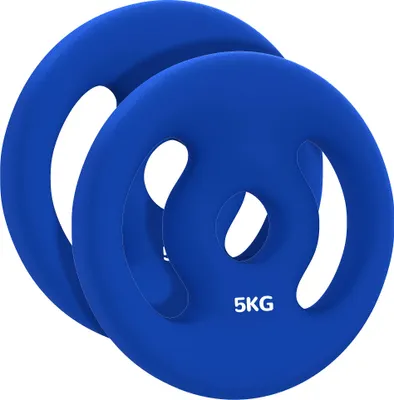 Produktbild von 2er Set Hantelgewichte, 2 x 5 Gewichte, 2,5 30 Blau