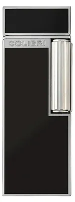 Produktbild von Colibri Feuerzeug Continental schwarz / chrom, unbefüllt
