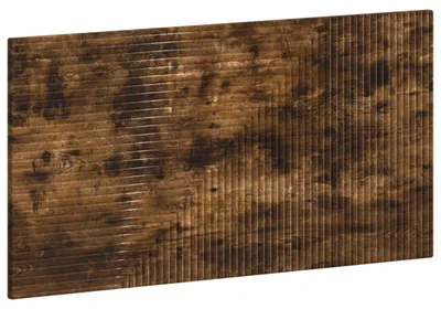 Imagen del producto de vidaXL Cabecero de pared, modelo HAARLEM, en material de madera con aspecto de roble ahumado