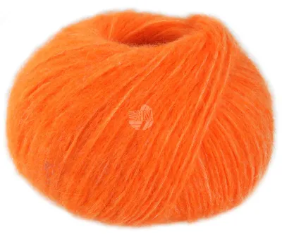Produktbild von Lana Grossa ALPACA AIR II 50 g Leichtes Alpaka-Schlauchgarn mit Baumwollanteil 140 m  Farbe 008 - Orange