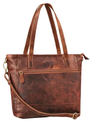 Produktbild von STILORD Nicole 3-in-1 Shopper Leder Damen Handtasche mit Schultergurt Crossbody