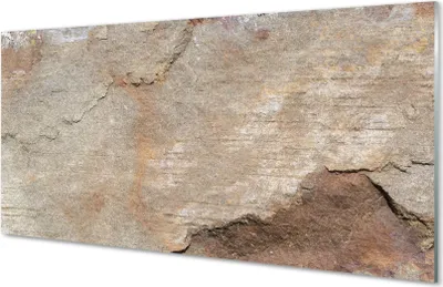 Produktbild von Glasbilder 100x50 Wandkunst Marmorsteinmauer