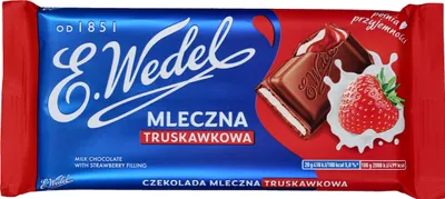 Obrázek produktu pro E. Wedel Jahodová mléčná čokoláda 100 g