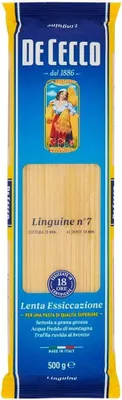 Produktbild von 5x Pasta De Cecco 100% Italienisch Linguine n. 7 Nudeln 500g