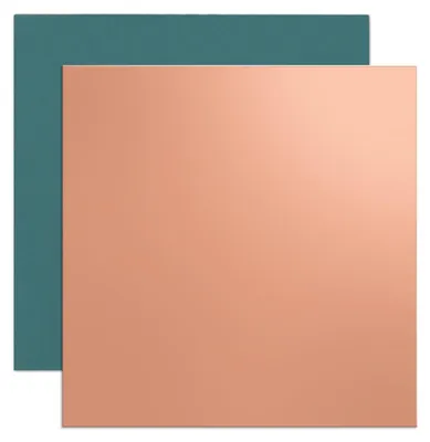 Kupferplatte 99,9 % rein, 1 mm x 100 mm, 2 Stück