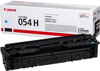 Produktbild von Canon 054 H High Yield Toner-Cartridge, Cyan, 2300 Seiten, Cyan, 1 Stück(e)