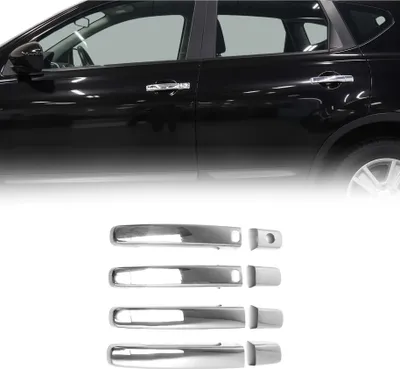 Image de Couverture de poignée de porte pour Nissan Qashqai 2007-2014 en Acier Inoxydable