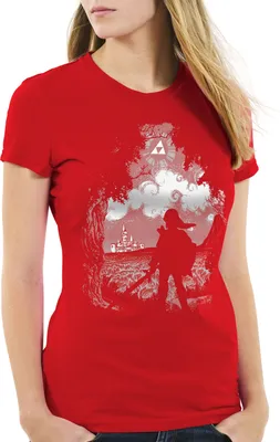Produktbild von style3 Schloß Hyrule Damen T-Shirt legend of ocarina link, Größe:L