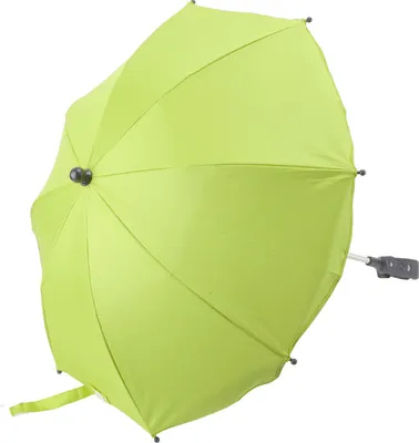 Produktbild von 14-Zoll-Universal-Kinderwagen-Sonnenschirm mit UV-Schutz, verstellbarer Babyschirm, Grün (Silberkleber)