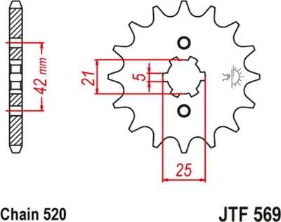 Obrázek produktu pro Ritzel 10Z   520