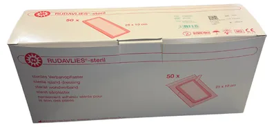 Produktbild von RUDAVLIES-steril Verbandpflaster 10x25 cm