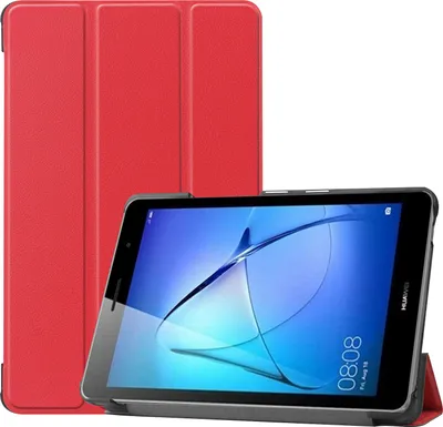 Produktbild von Cover für Huawei MatePad T8 8.0 Zoll Tablethülle Schlank mit Standfunktion und Auto Sleep/Wake Funktion Rot