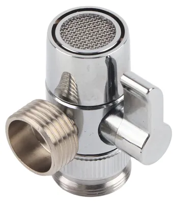 Imagen del producto de Adaptador de grifo - Distribuidor de grifo - Latón - Adaptador de manguera - Duradero - Adecuado para baño y cocina - M24