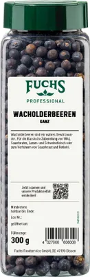 Produktbild von Fuchs Professional Wacholderbeeren ganz bitter würziges Aroma 300g