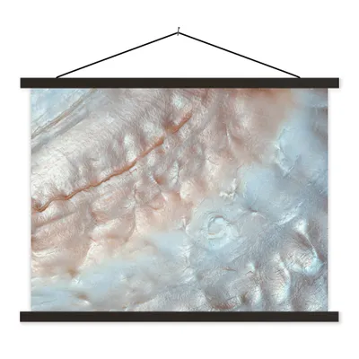 Produktbild von MuchoWow® Textilposter Muscheln - Abstrakt - Natur 150x113 cm mit schwarzem Rahmen - Wohnzimmer