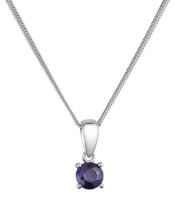 Immagine prodotto di Collana da donna in argento con zaffiro autentico 12078.3