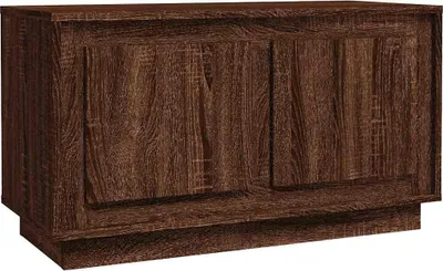 Produktbild von vidaXL TV-Schrank Braun Eichen-Optik 80x35x45 cm Holzwerkstoff
