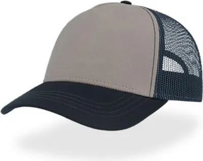 Immagine prodotto di Atlantis RACS | Rapper Canvas Cap Recycled - Colore: Grigio/Navy - Taglia: Unica