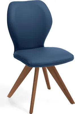 Produktbild von Niehoff Sitzmöbel Colorado Trend-Line Design-Stuhl Gestell Wild-Nussbaum - Leder