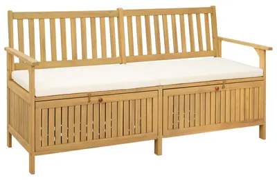 Obrázek produktu pro Úložná lavice s polštářem s úložištěm 170 x 63 x 84 cm