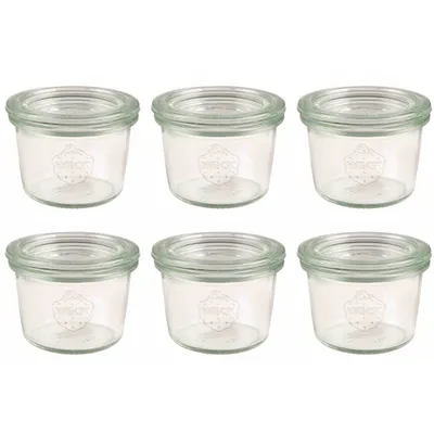 Produktbild von WECK 756- Mini-Sturzglas 35ml 756, o. Ringe u. Klammern, klar (12er Pack)
