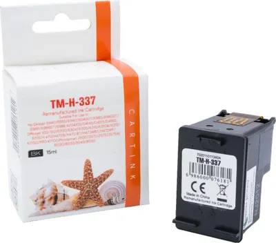 Produktbild von black Tinte/Druckpatrone 4.1-C9364BK kompatibel mit HP C9364EE [ 337 ]