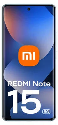 Image de Xiaomi Redmi Note 15 5G Bleu Glacier - 17,2 cm (6,77") 8 Go 256 Go 5520 mAh Bleu