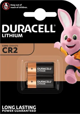 Produktbild von 1 x Duracell Lithium Long Life CR 2 (2er-Pack)