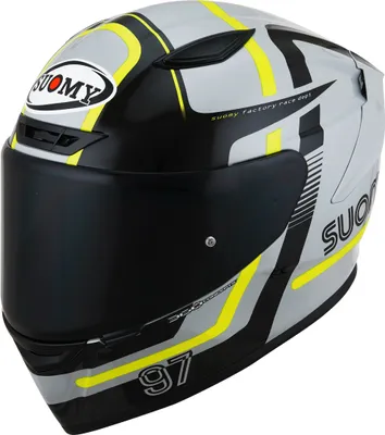 Zdjęcie produktu dla Suomy Track-1 Ninety Seven 2023 Helm, gelb/grau, M (57/58)