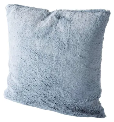 Produktbild von Deko Kuschelkissen Plüsch einfarbig eisblau 45x45cm