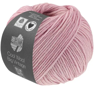 Produktbild von Lana Grossa Cool Wool Big VINTAGE 50 g Ton-in-Ton gefärbte Wolle in Vintage-Optik 120 m Farbe 7193 - Flieder