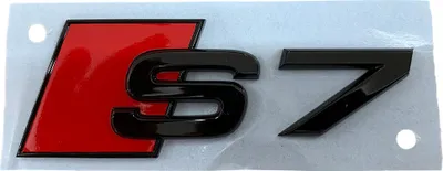 Obrázek produktu pro Originální Audi S7 A7 Black Edition emblém Nápis s logem v černé barvě