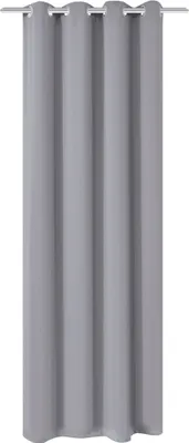 Obrázok produktu pre Zatemňovací záves s kovovými očkami, 270x245 cm, sivý