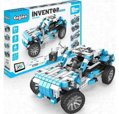 Imagen del producto de Engino Inventor: motorizado, para vehículos todoterreno, 10 modelos + motor