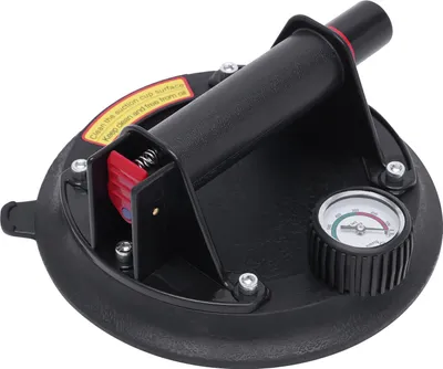 Produktbild von Saugheber Glassauger  Saugnapf  Vakuumheber max.396kg Schwarz  mit Tragetasche