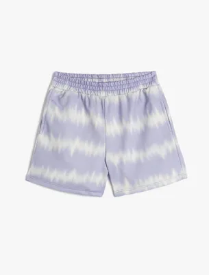 Produktbild von Koton Mädchenshorts mit Batikmuster, elastischer Bund und Taschen