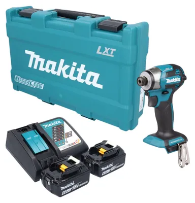 Productafbeelding van Makita DTD 173 RGK accu-slagmoersleutel 18 V 180 Nm 1/4" borstelloos + 2x accu 6,0 Ah + oplader + koffer