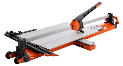 Produktbild von Manueller Fliesenschneider, 1200 mm, mit federbelastetem Schneidwerkzeug, verstellbarem Winkelanschlag und Schneidrad aus Wolframkarbid sowie Präzisionsausrichtungsführung – für Heimwerkerprofis, für Keramik-, Boden- und Wandfliesen
