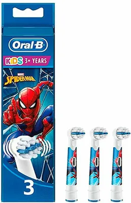 Productafbeelding van Spiderman opzetborstels, 3 stuks